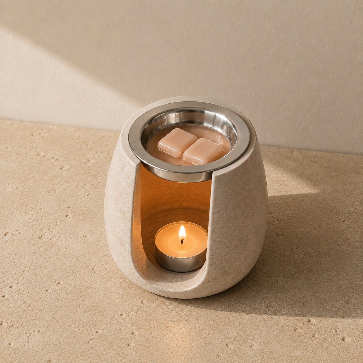 Quemador Marmolado Aura Beige