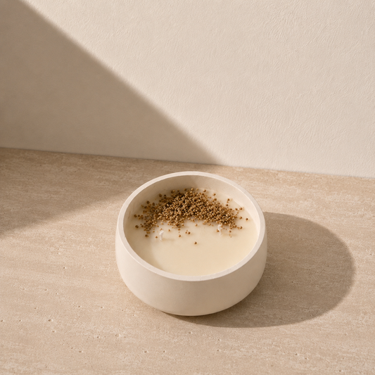 Susurro de Aura – Vela Aromática de Bergamota