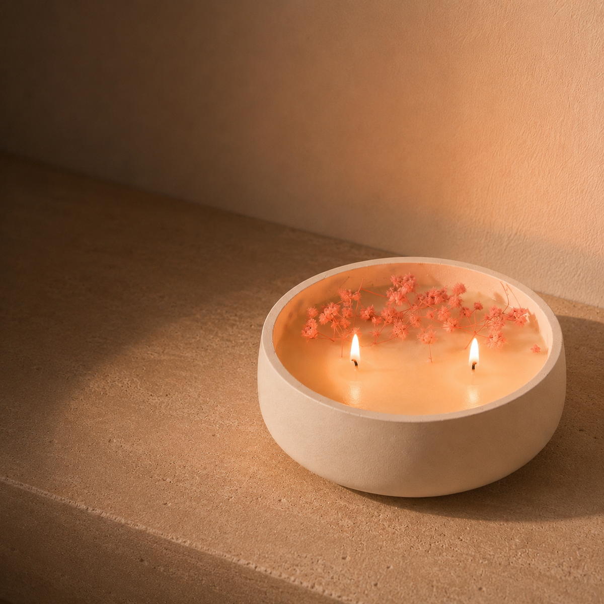 Luna de Seda – Vela Aromática de Flor de Loto