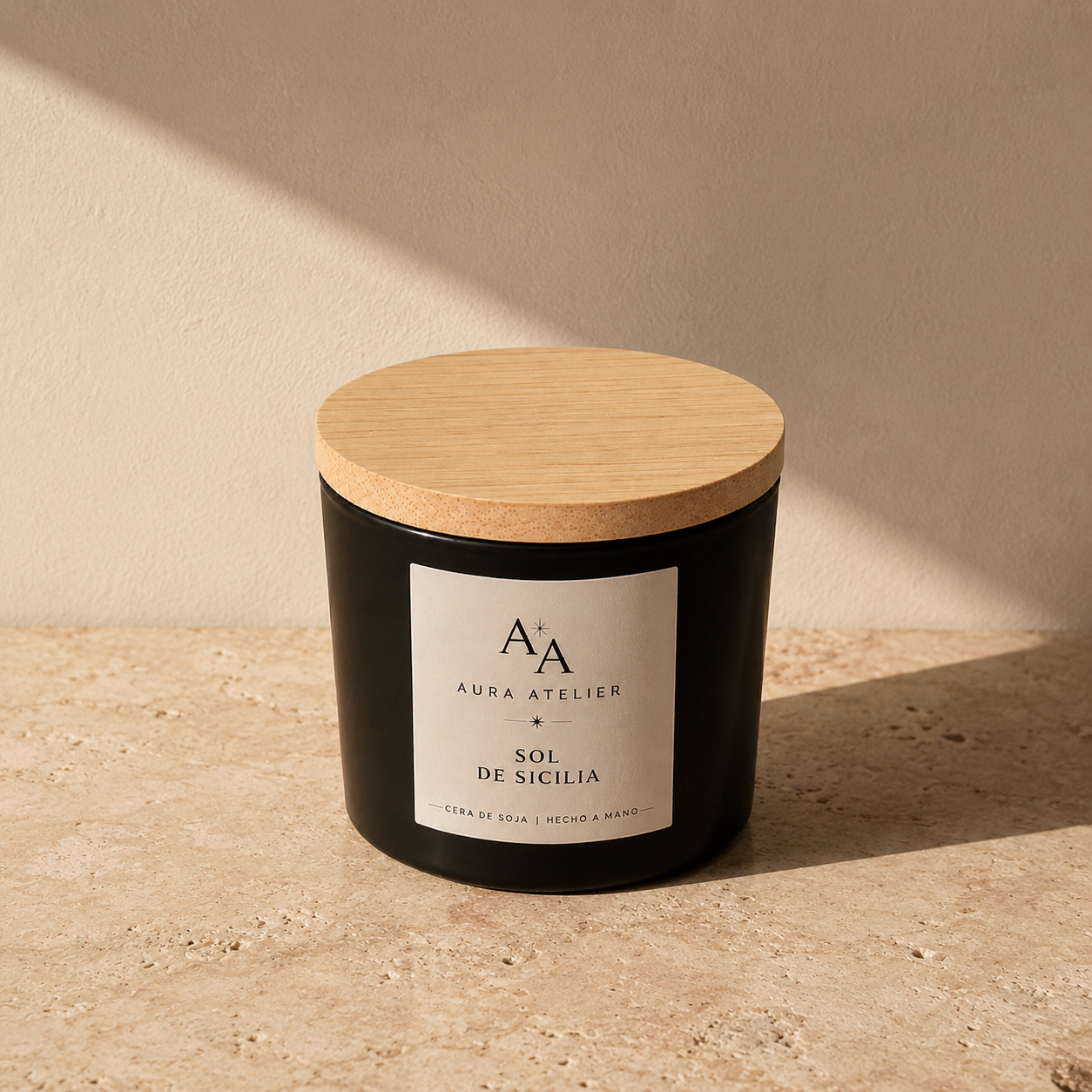 Sol de Sicilia – Vela Aromática Cítrica Mediterránea