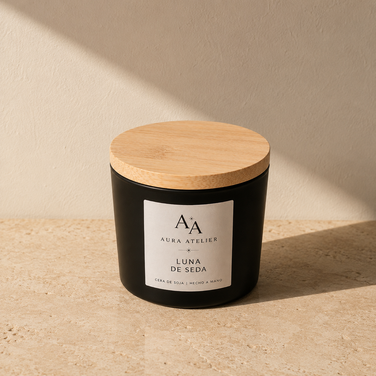 Luna de Seda – Vela Aromática de Flor de Loto