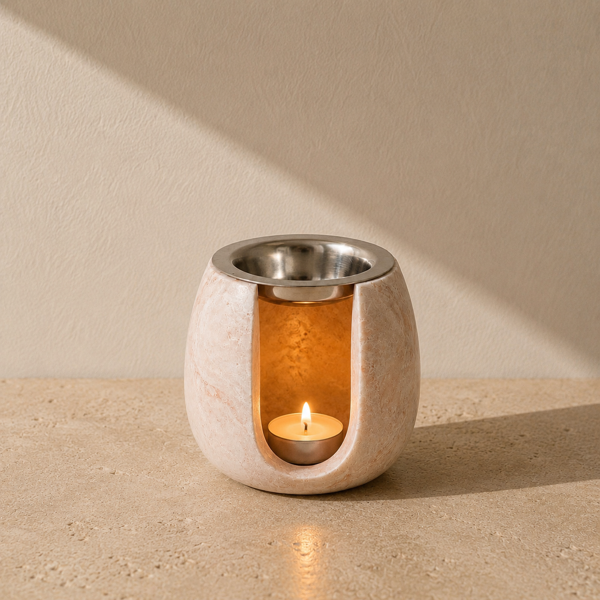 Quemador Marmolado Aura Beige