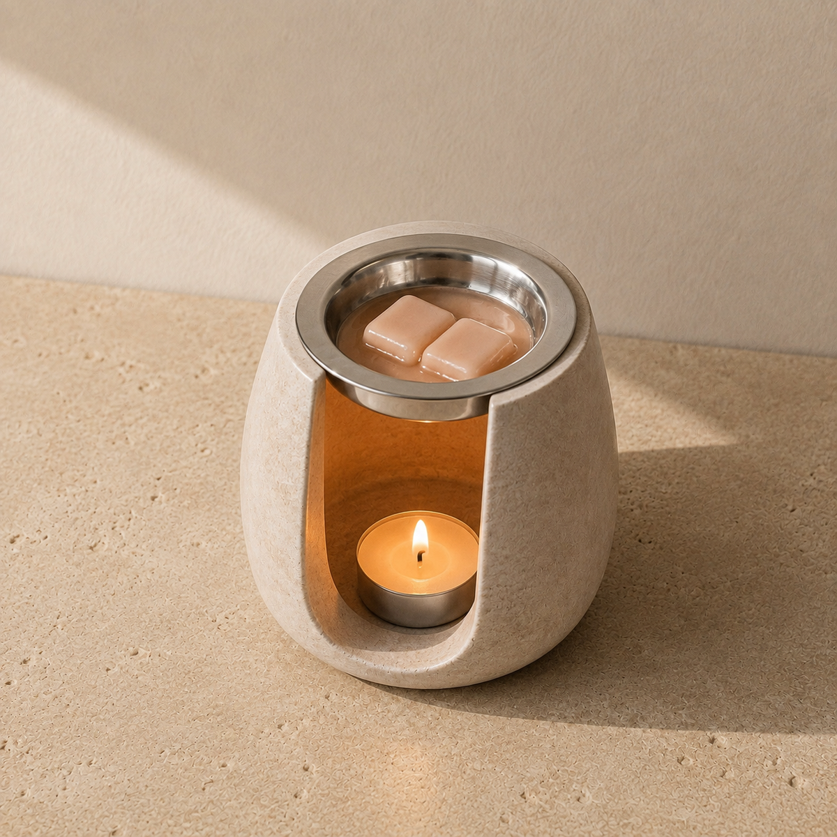 Quemador Marmolado Aura Beige
