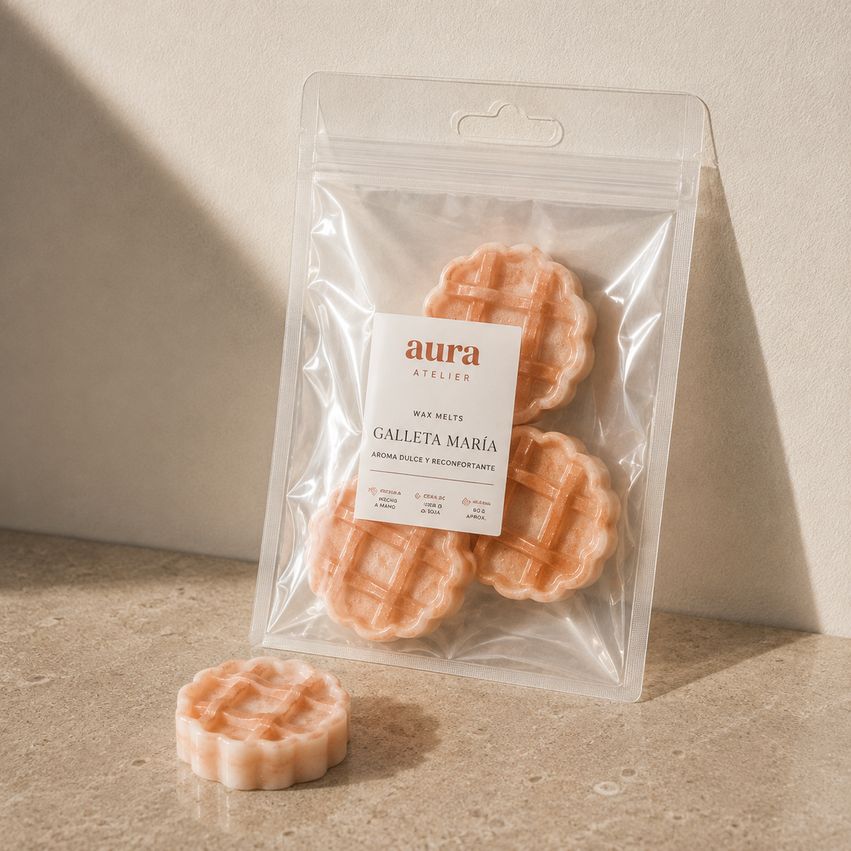 Galleta María – Wax Melts con Figuras